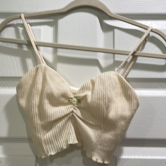 ZYA Poetica Dolla Kill Cropped Knit Corset Cami Tank XS/2 - Picture 3 of 8